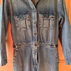 Gap Denim Utility Jumpsuit